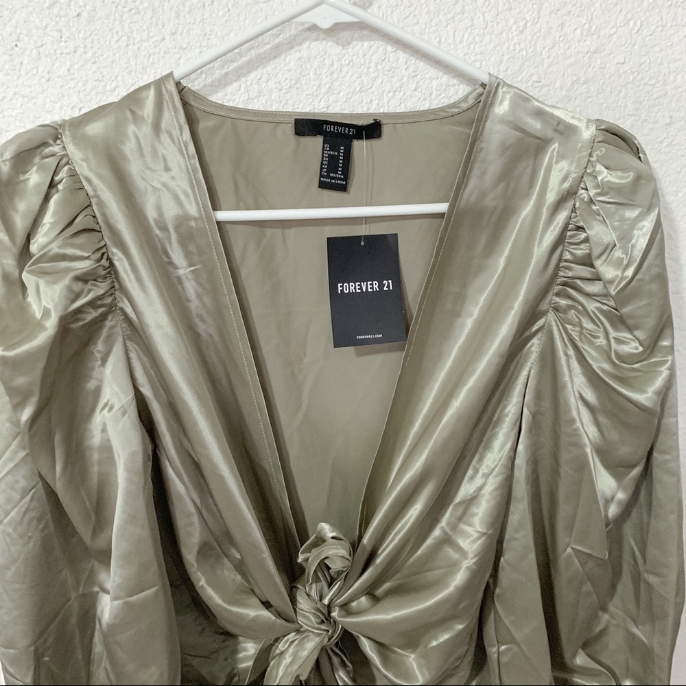 Silk Wrap Top